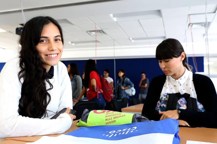 Jovenes asistentes al Hackaton