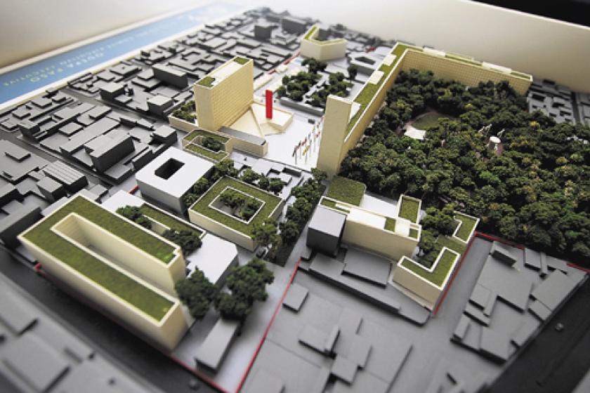 maqueta virtual de una ciudad