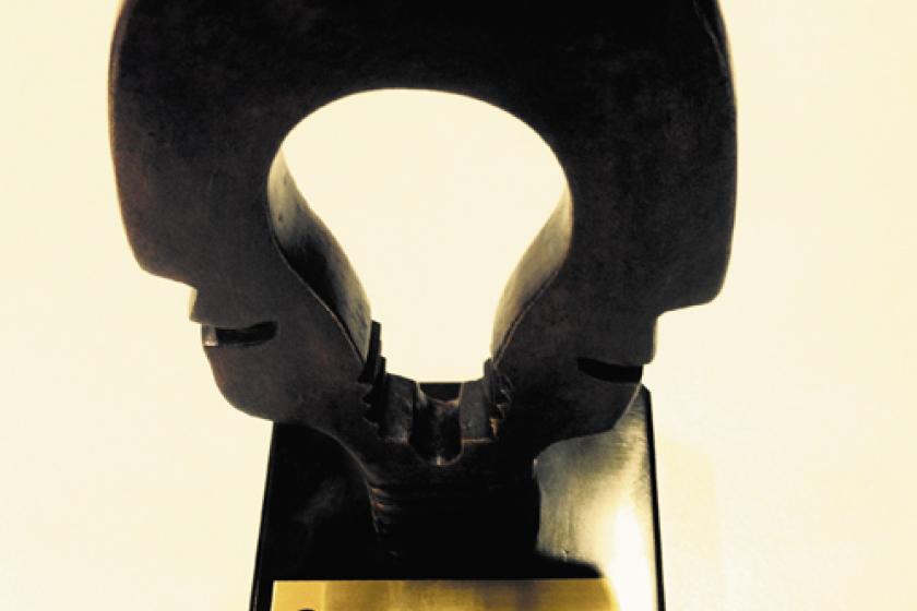 Trofeo del premio InformationWeek México del sector público 2014
