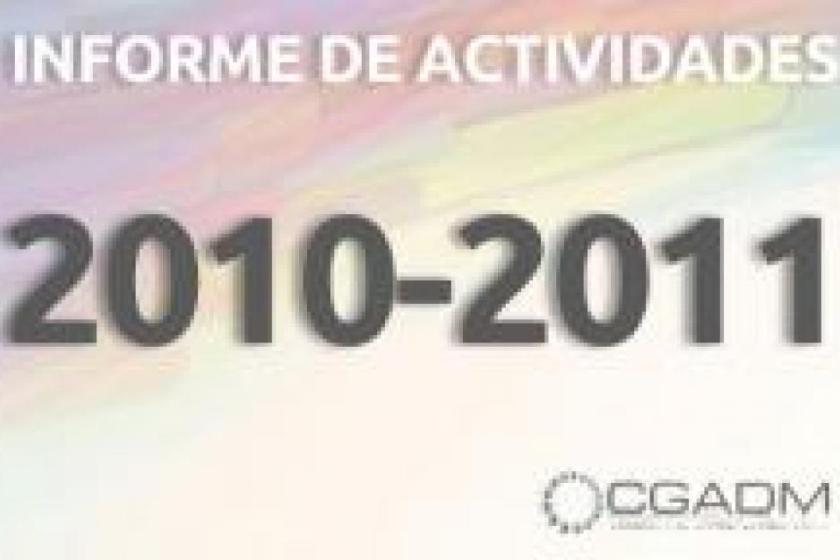 Informe CGADM 2010-2011