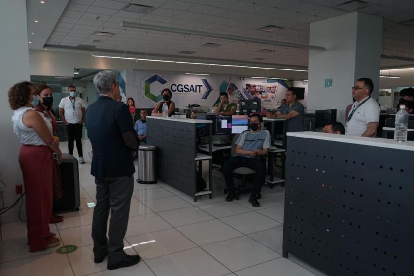 Visita del Vicerrector Héctor Raul Solís Gadea 