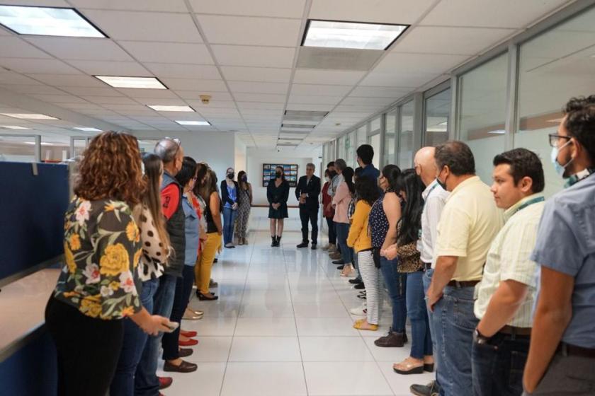 Visita del Vicerrector Héctor Raul Solís Gadea 
