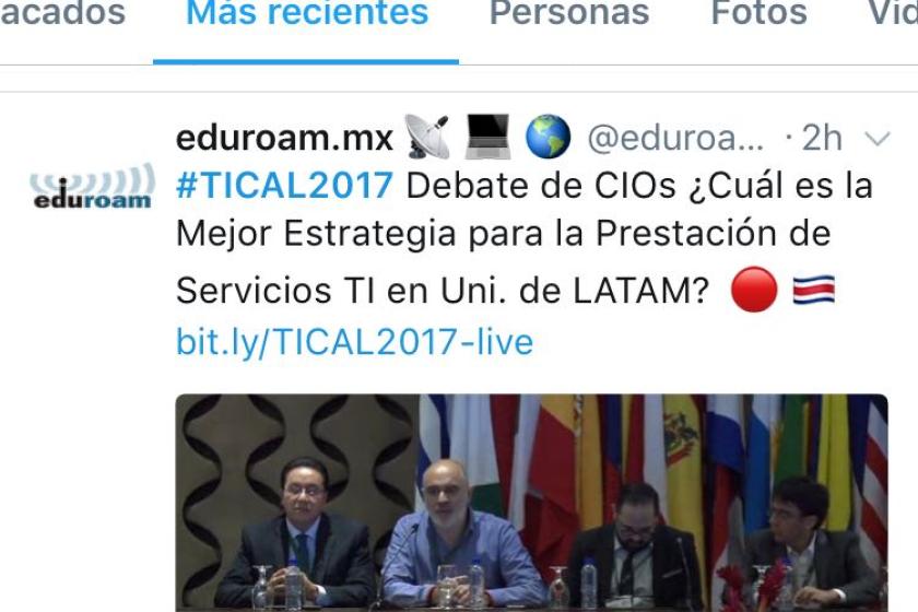 Expositor durante la sesion de TICAL