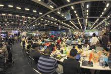 Vista panoramica de  los asistentes al Campus Party en Guadalajara