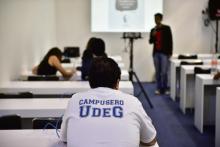 un joven asistente al Campus Party