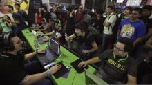 Jovenes participando en Campus Party