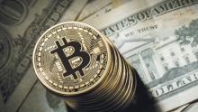 Ilustración de una criptomoneda el bitcoin