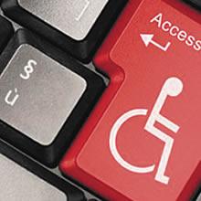 Teclado editado con una tecla con la leyenda accesibilidad
