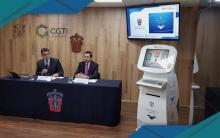 Rueda de prensa para presentar servicio de ventanilla virtual