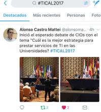 Tweet del tema