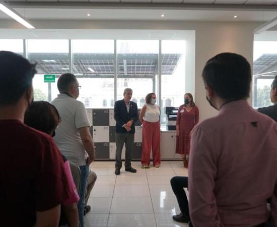 Visita del Vicerrector Héctor Raul Solís Gadea para invitarnos a sumarnos a la marcha  marcha por la autonomía universitaria.